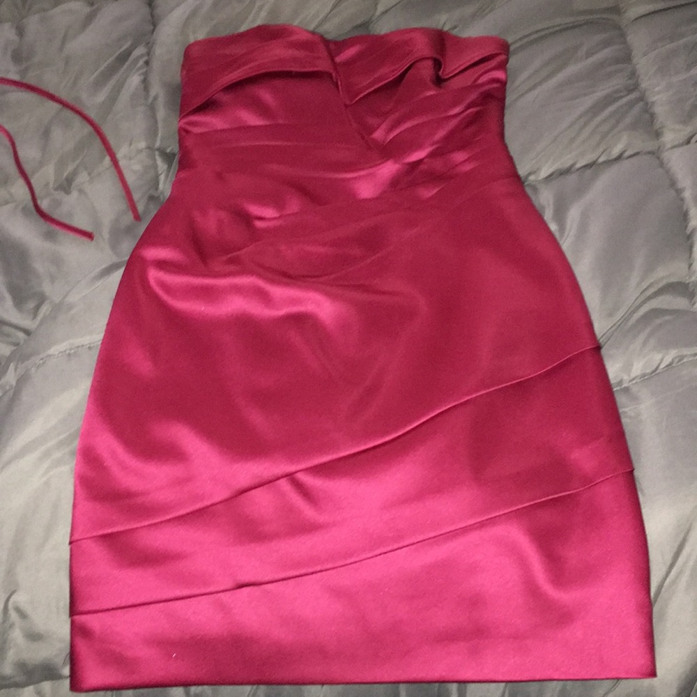 David’s Bridal satin dress